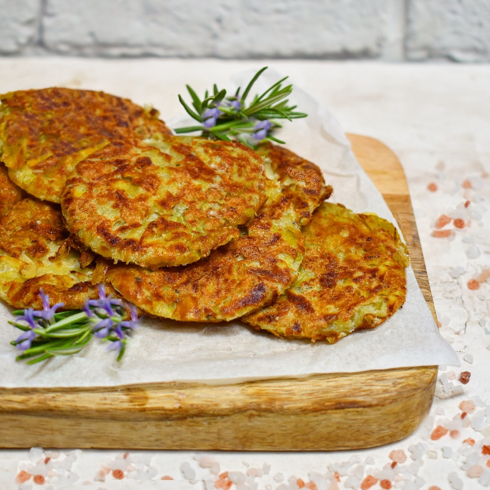 FRITTELLE DI ALBUMI E PATATE