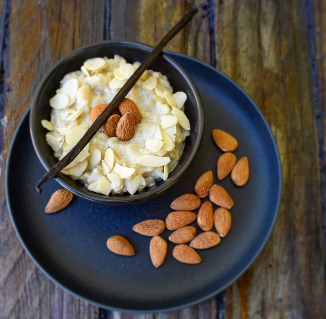 ARROZ CON LECHE – CON LATTE DI MANDORLE E VANIGLIA