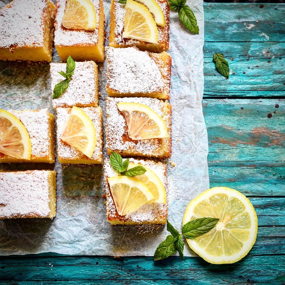 BLONDIES AL LIMONE – SENZA GLUTINE E SENZA BURRO