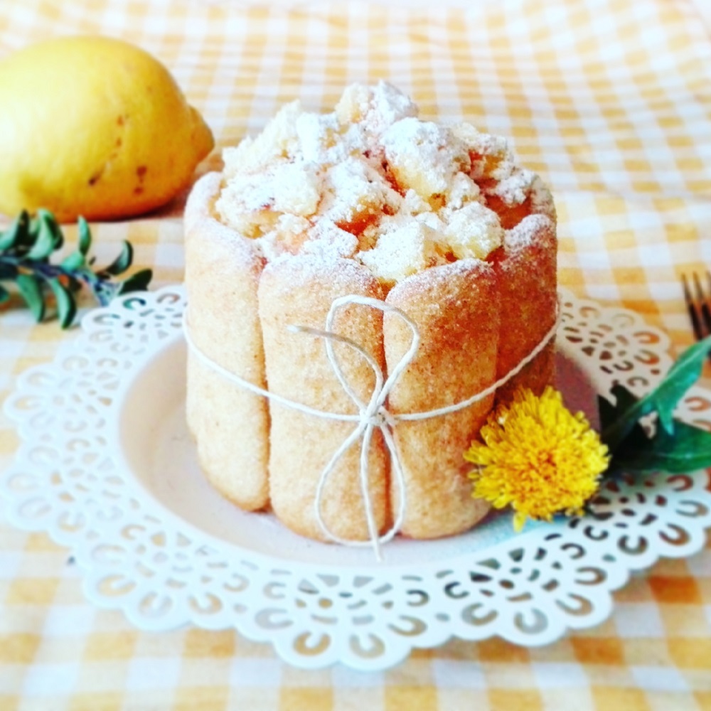 MIMOSA CHARLOTTE AL LIMONE E ZAFFERANO