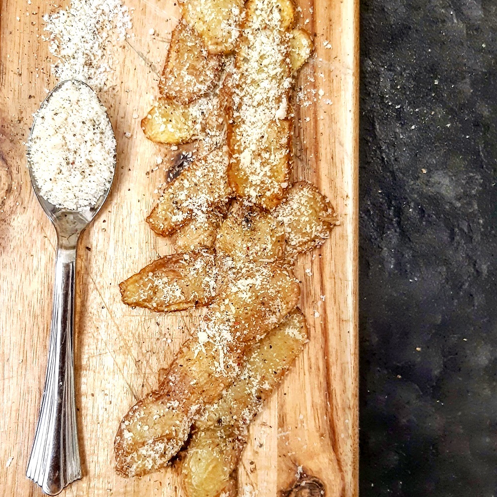 CHIPS DI BUCCE DI PATATE CACIO E PEPE – N.4