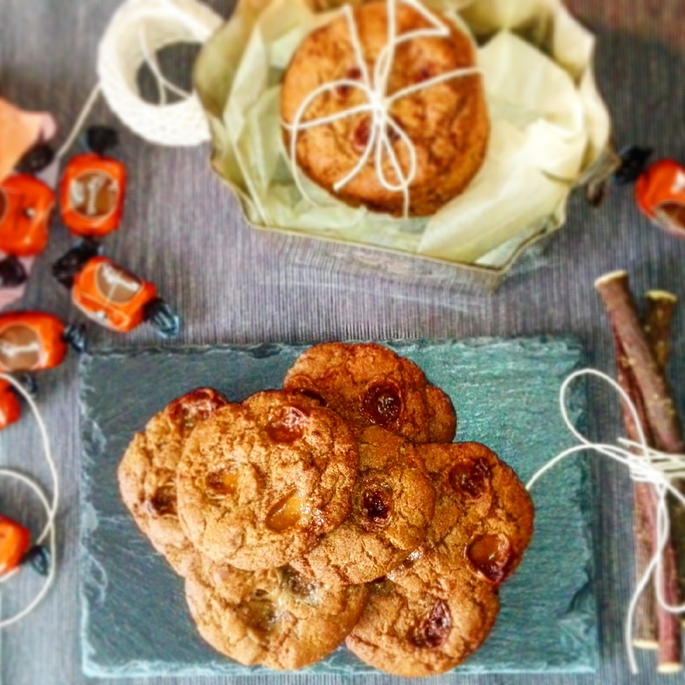 COOKIES CON TOFFEE ALLA LIQUIRIZIA
