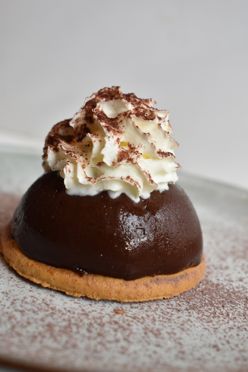 CUPOLA DI CACHI AL CIOCCOLATO