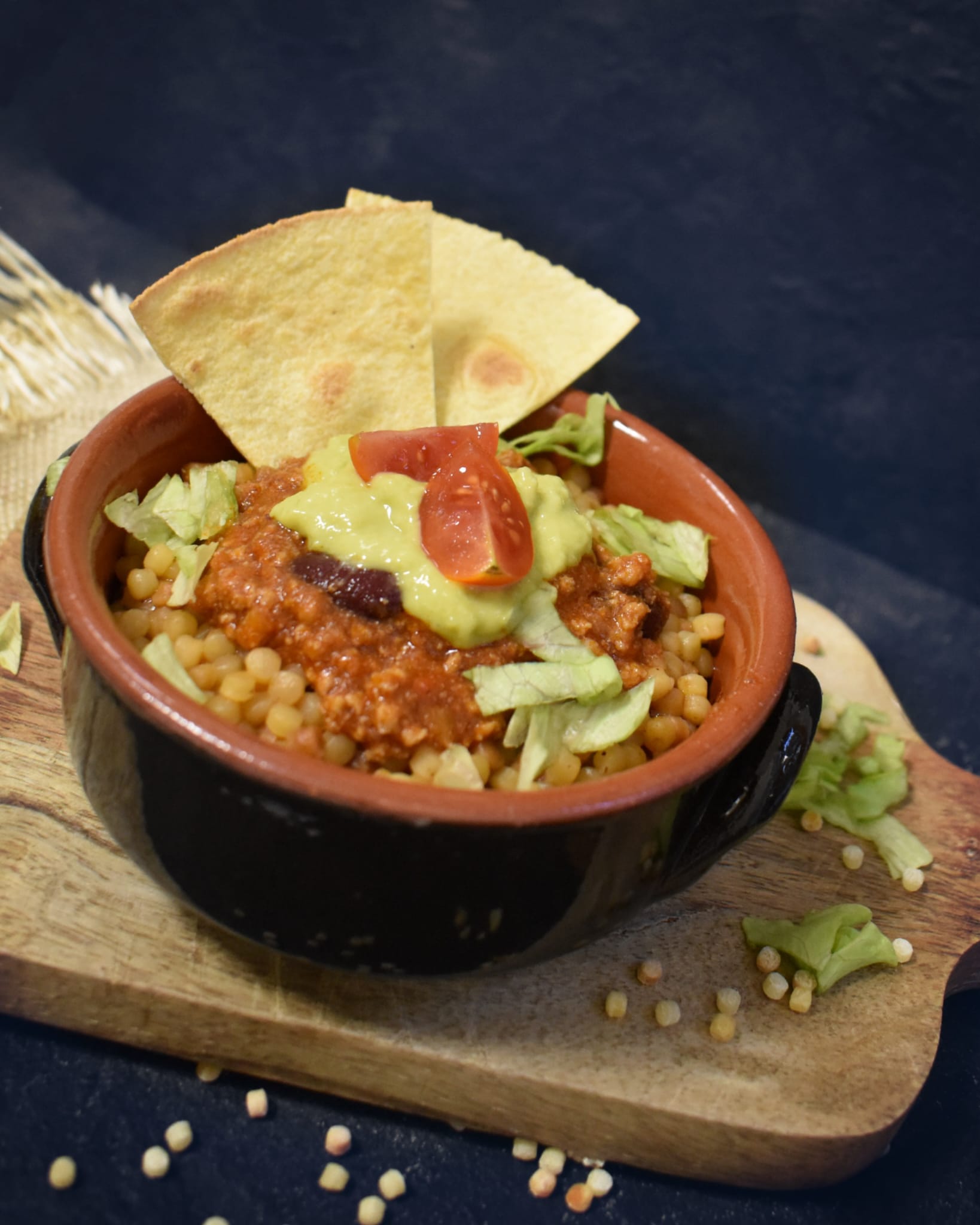 FREGULA CON CILI DI CARNE