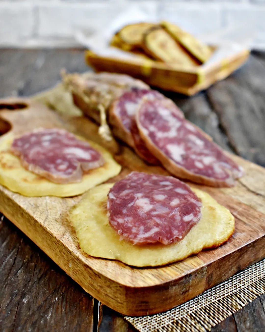 FRITTELLE MMAZAFAME CON SALAME GENTILE