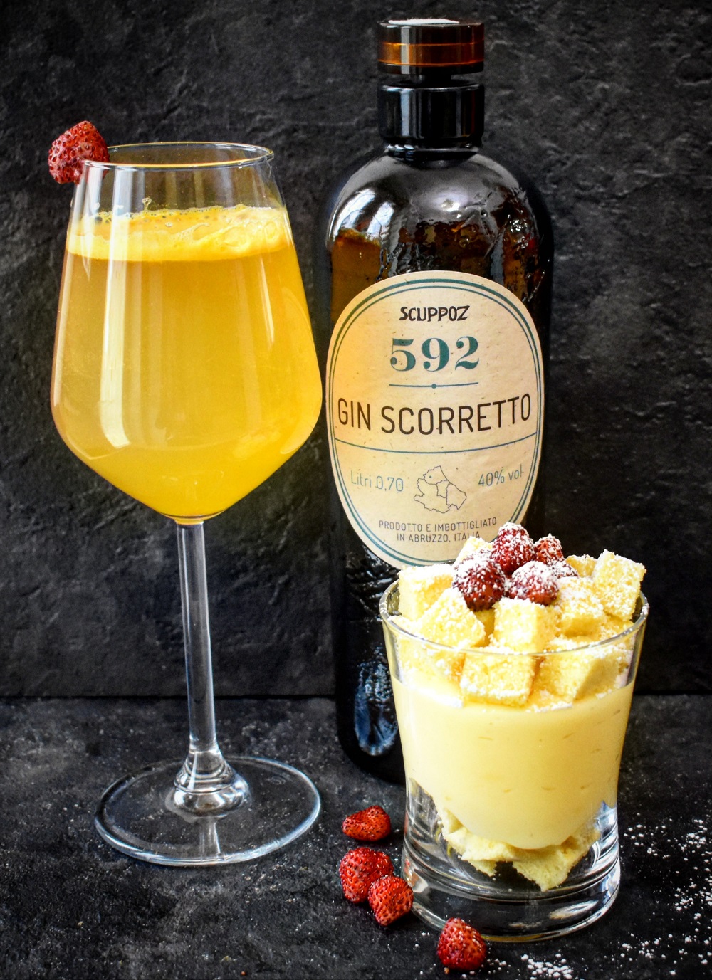 TORTA MIMOSA CON GIN “SCORRETTO” SCUPPOZ