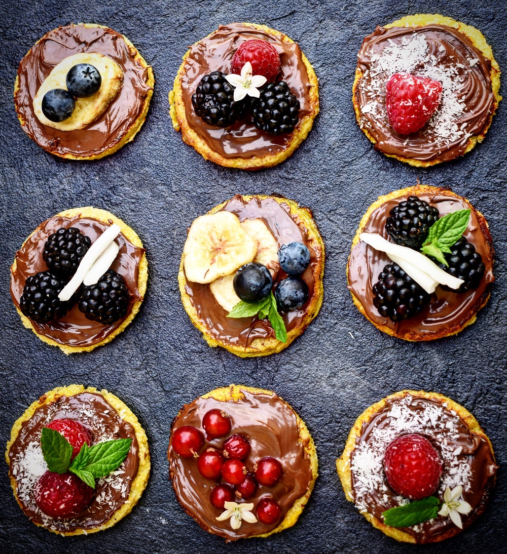 MINI FRENCH TOAST CON NUTELLA E FRUTTA