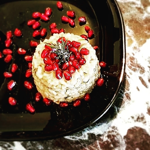 RISOTTO AI FORMAGGI E MELOGRANO