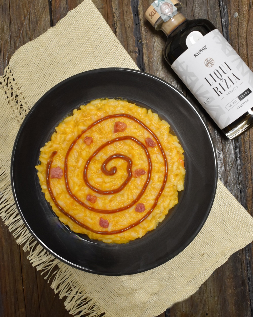 RISOTTO ZUCCA E PANCETTA