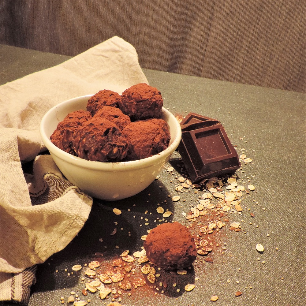 TARTUFI AL CIOCCOLATO E CEREALI – N.1